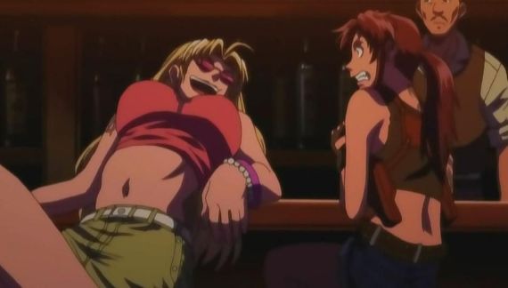 Black Lagoon revy and eda funny | https://animemotivation.com/anime-that-are-better-dubbed-than-subbed/