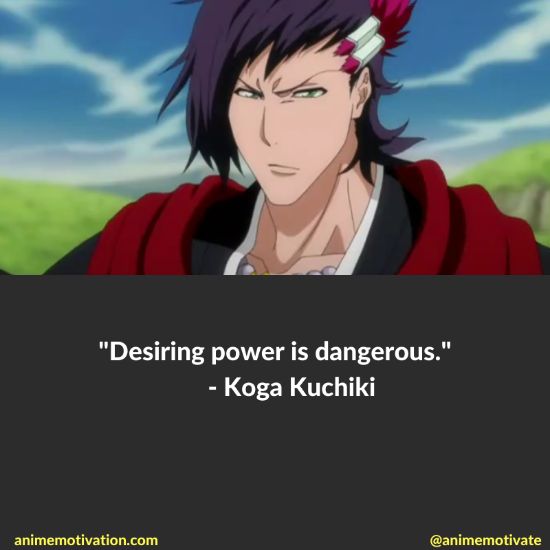 Desiring power is dangerous.