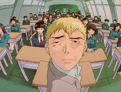 Onizuka funny face in class GTO