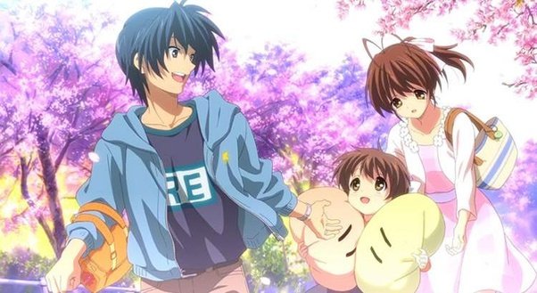 tomoya okazaki and family clannad