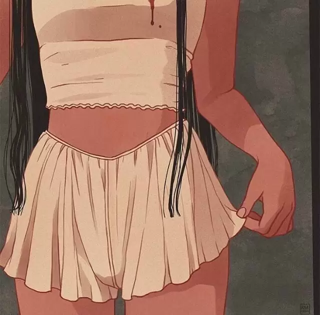 Anime Girl Sexy Thighs Brown Skin