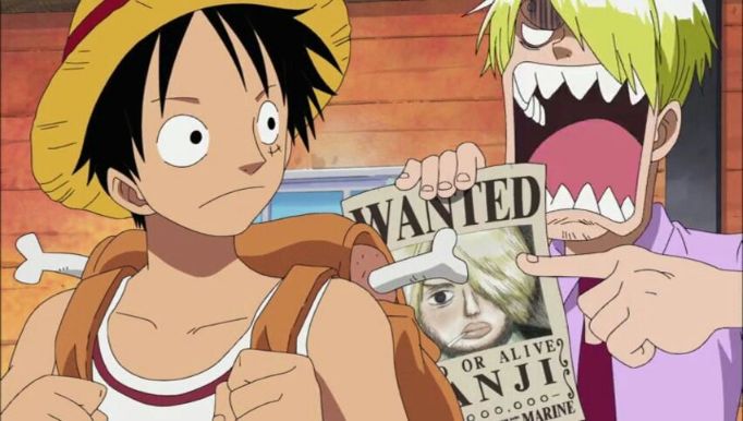 luffy and sanji One Piece