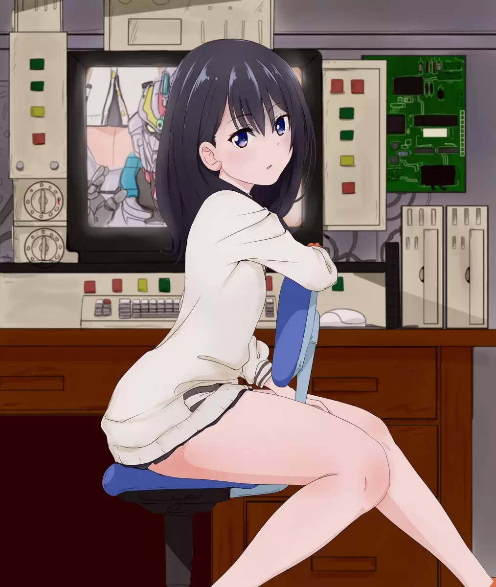 Rikka Thighs Anime Girl