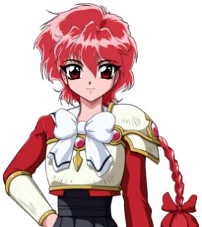 Hikaru Shidou long red hair