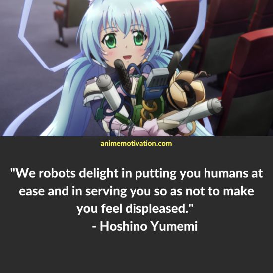 Hoshino Yumemi quotes planetarian 2