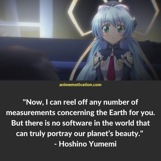 Hoshino Yumemi quotes planetarian 3