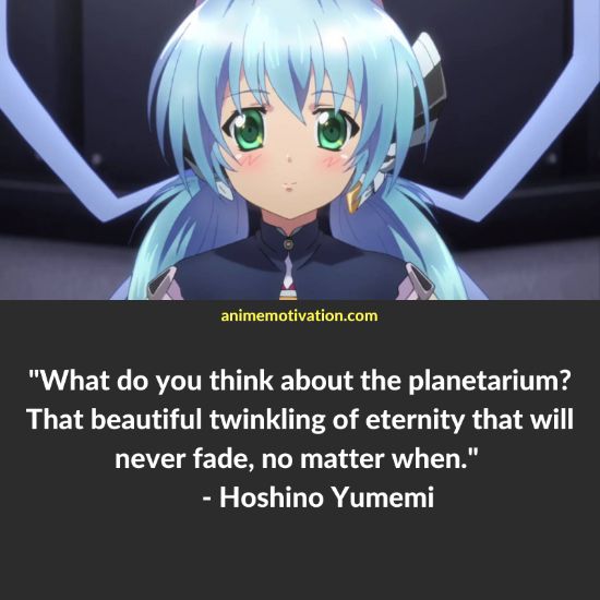 Hoshino Yumemi quotes planetarian 4