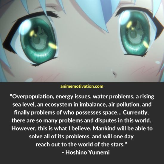 Hoshino Yumemi quotes planetarian 6