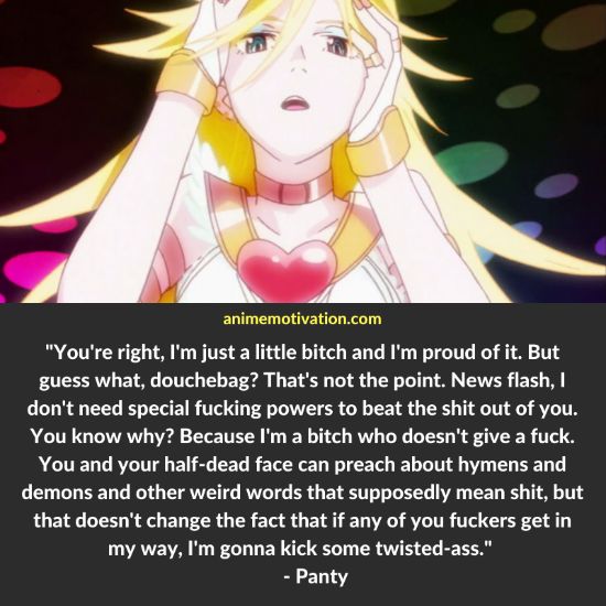 Panty quotes panty and stocking 3