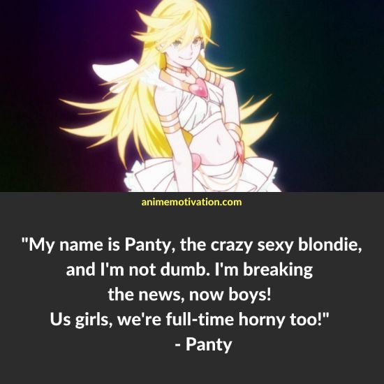 Panty quotes panty and stocking 5