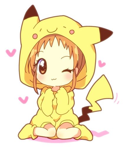 Como desenhar Menina Chibi Anime Pikachu 