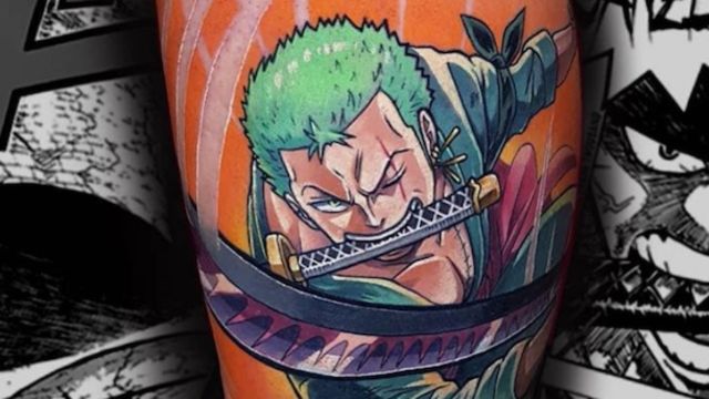 anime tattoo zoro | https://animemotivation.com/best-anime-tattoo-ideas-designs/
