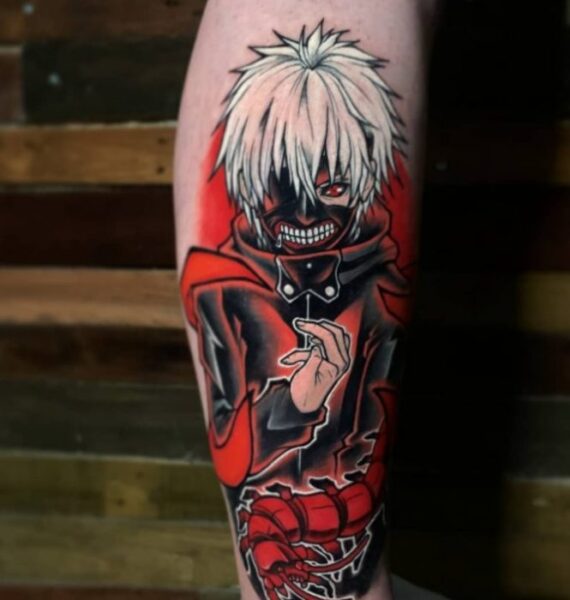 𝕱𝖎𝖒𝖒 on Instagram Kaneki Ken  Tokyo ghoul       tattoo  tattoos tattooflash traditionalflash traditionaltattoos blxckink  blackwork