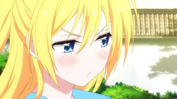 blonde tsundere anime girl nisekoi