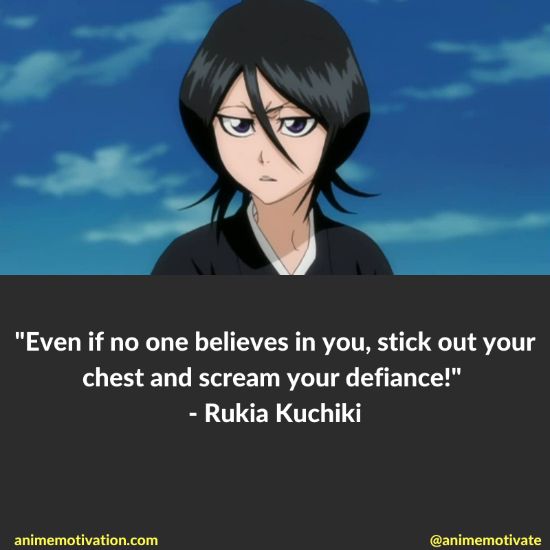 Rukia Quotes Bleach