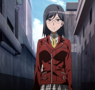 Konori Mii red jacket railgun anime e1634756595626