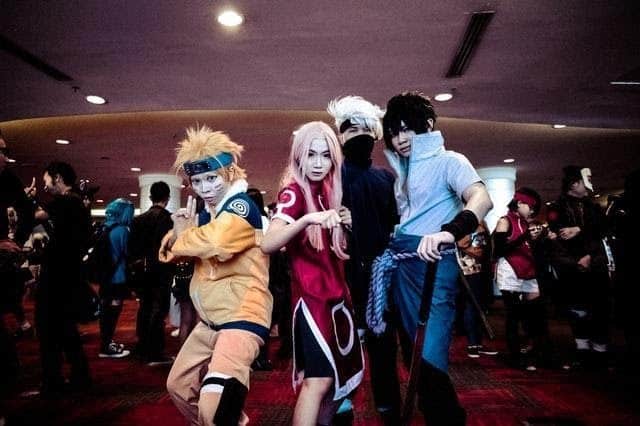anime cosplayers clothing