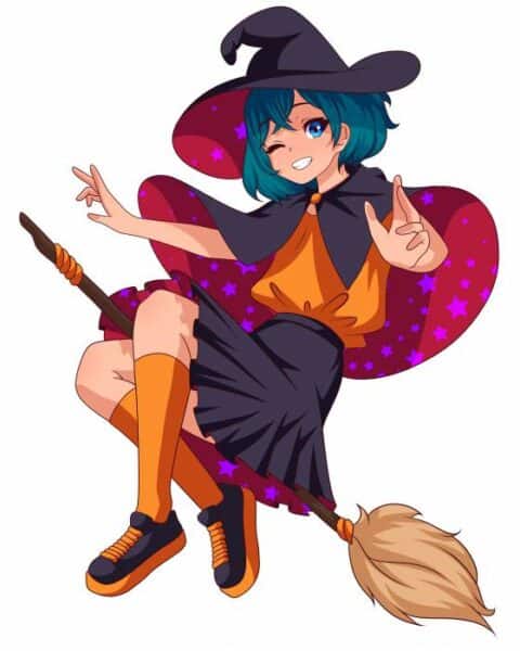 Hikari Yorokobi Halloween Witch Broom
