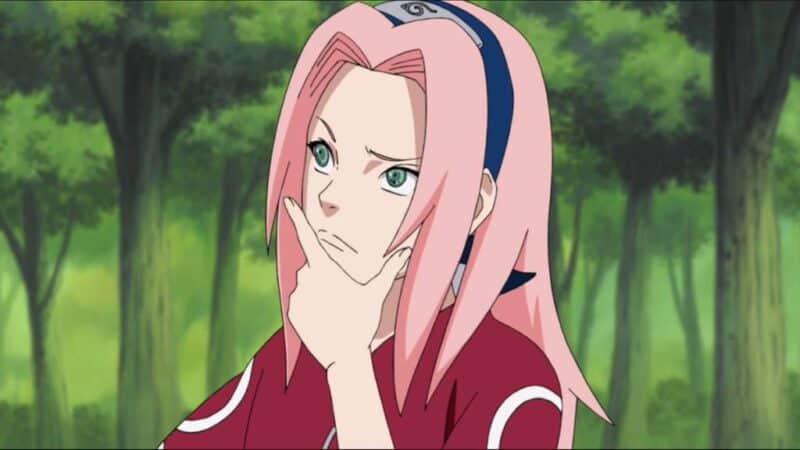 Sakura Haruno Thinking Face