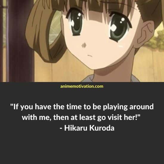 Hikaru Kuroda quotes school days 2