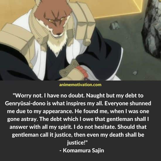 The Most Relevant Komamura Sajin Quotes From Bleach!