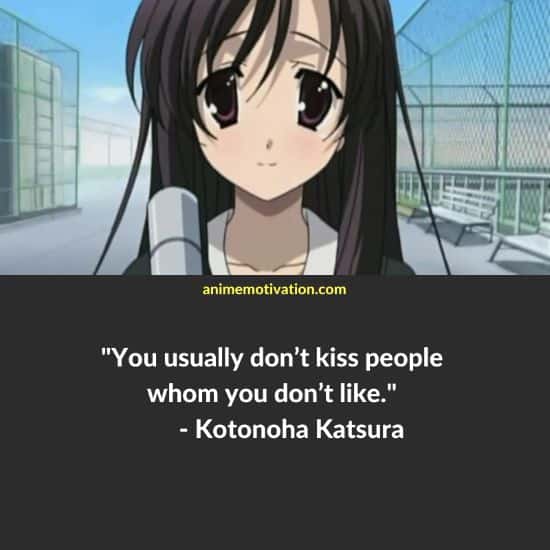 Kotonoha Katsura quotes school days