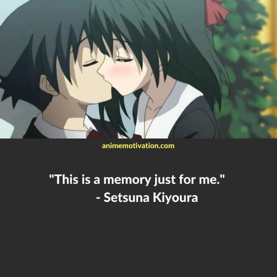 Setsuna Kiyoura Quotes School Days