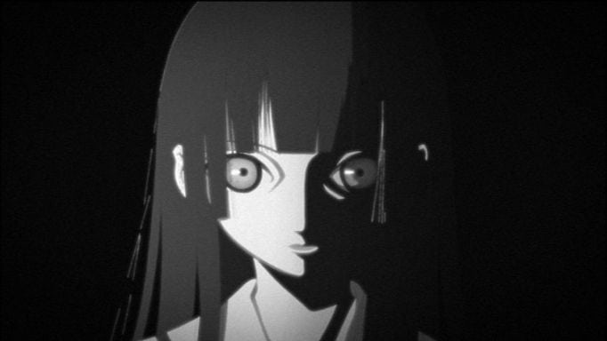 ai enma hell girl black and white
