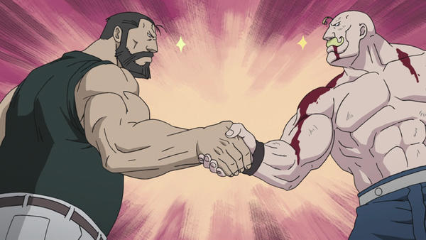 anime handshake fullmetal alchemist