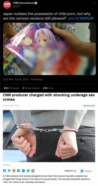 CNN producer critic sex pest criminal