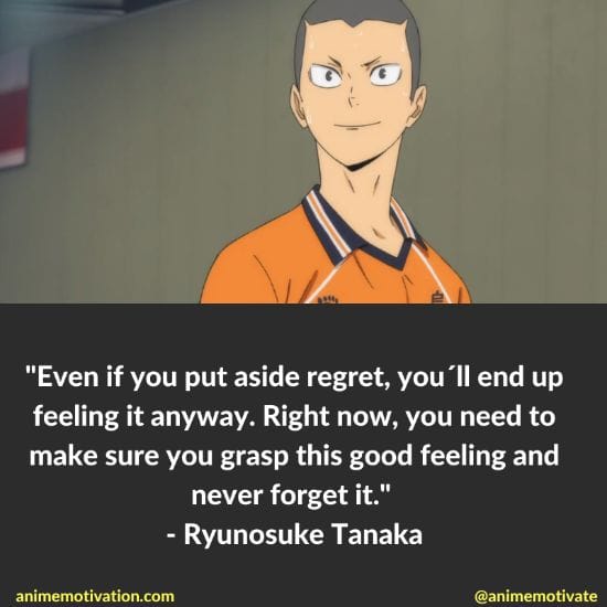 ryunosuke tanaka quotes haikyu