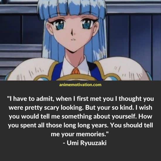 umi ryuuzaki quotes magic knight rayearth