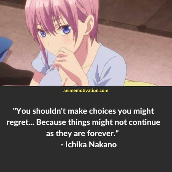 ichika nakano quotes anime