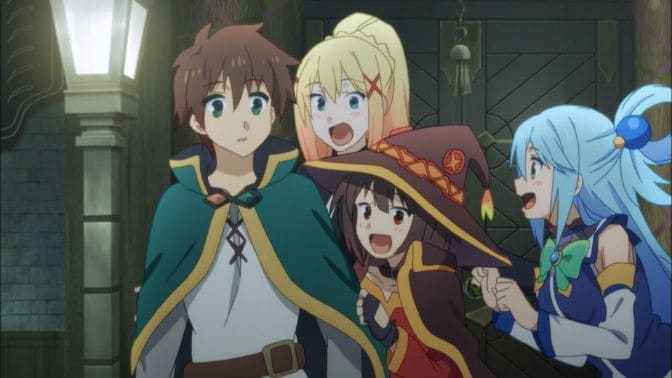 Konosuba moments funny kazuma megumin darkness aqua