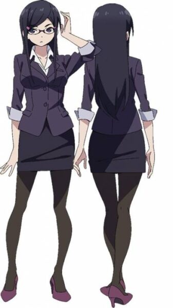anime businesswoman suit