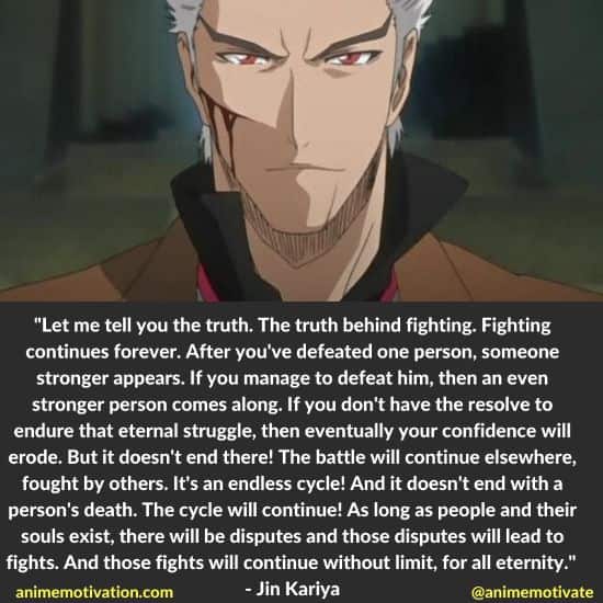 jin kariya quotes bleach anime