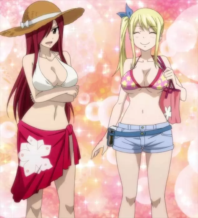 Erza and Lucy gorgeous