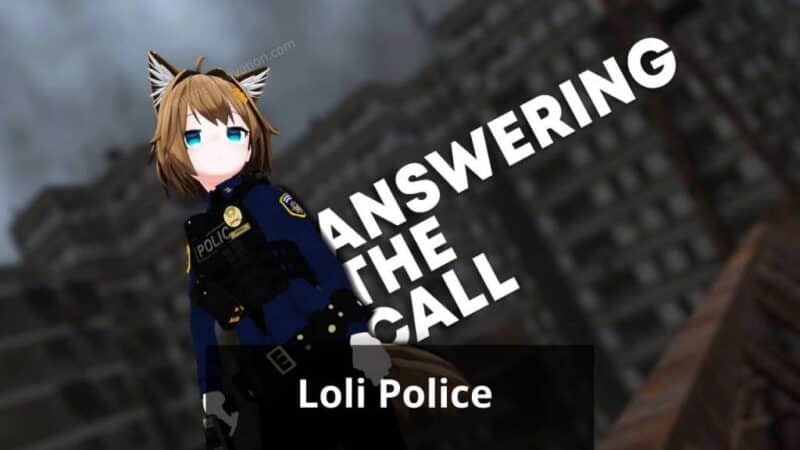 Vrchat Game crea el departamento de policía de Loli para arrestar a los jugadores en realidad virtual (1)