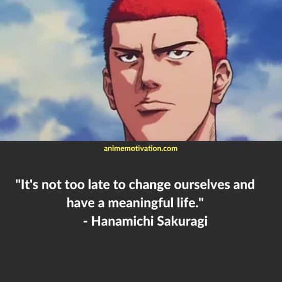hanamichi sakuragi quotes slam dunk