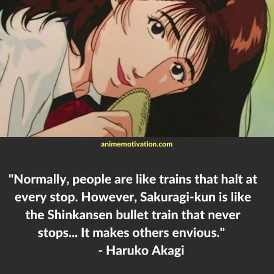 haruko akagi quotes slam dunk