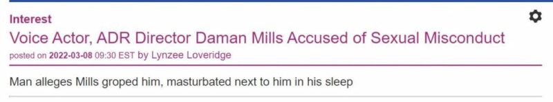 misconduct sexual ann daman mills