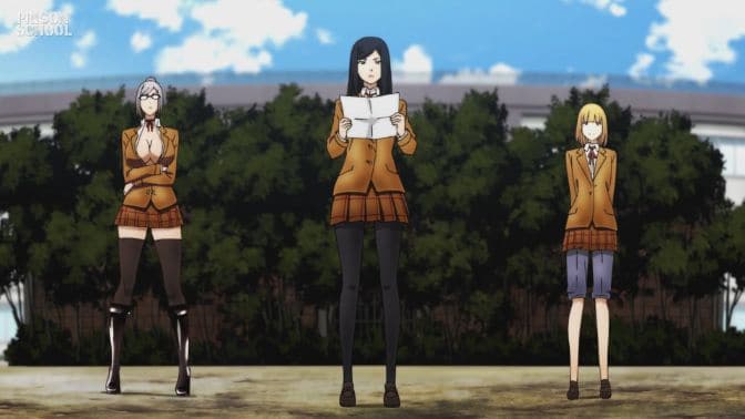 Prison School anime girls screenshot