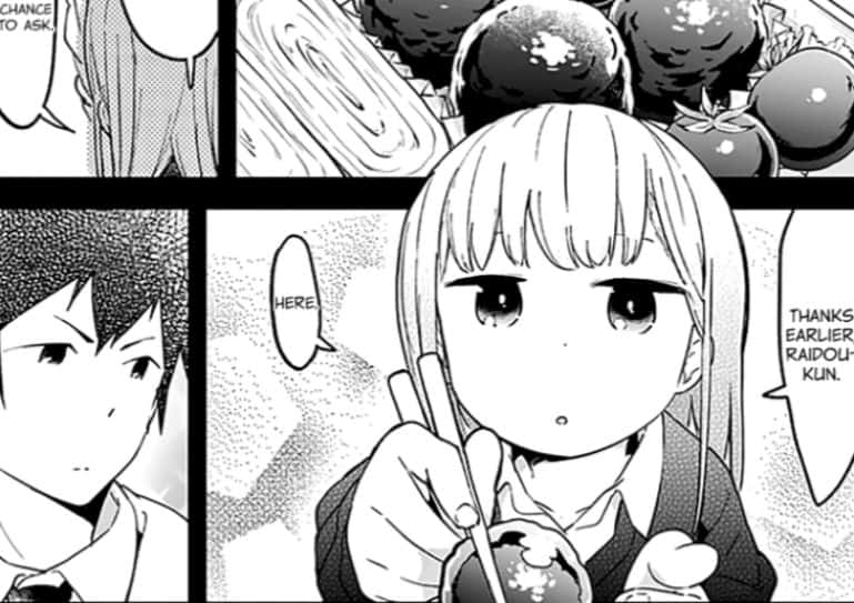 Aharen Is Indecipherable manga food
