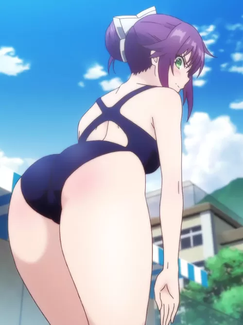 Sagiri Ameno booty bend over