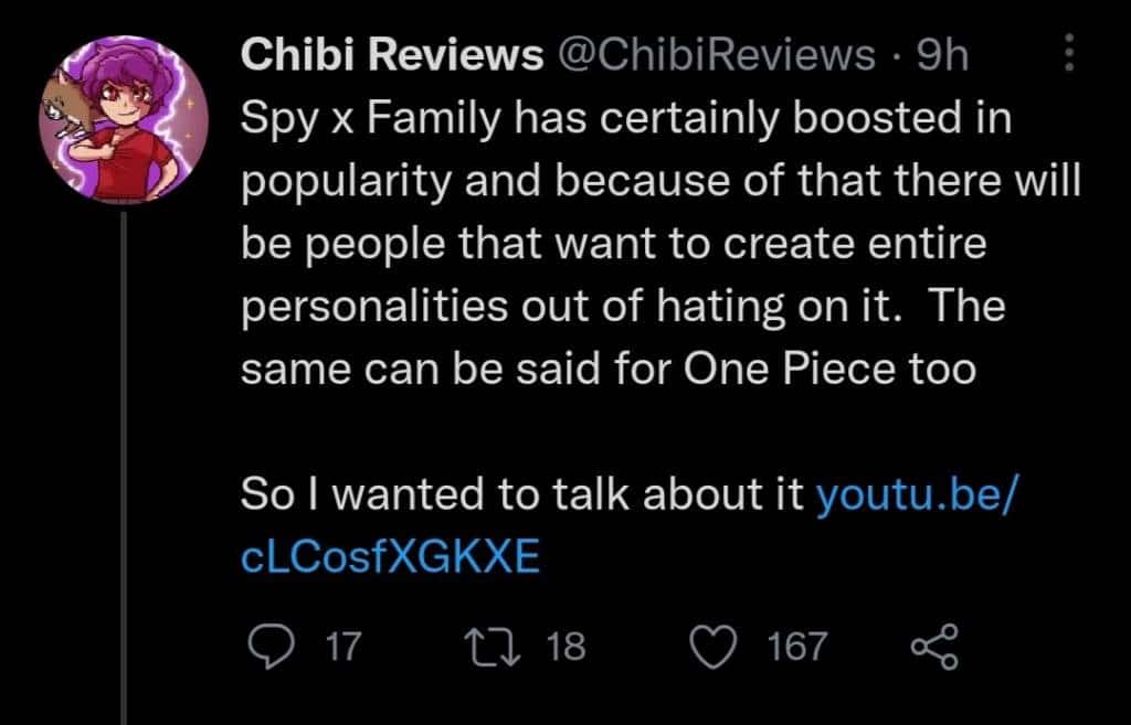 chibi reviews youtuber spy x family controversy