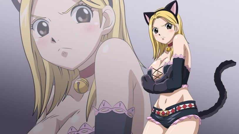 fairy tail lucy sexy cat