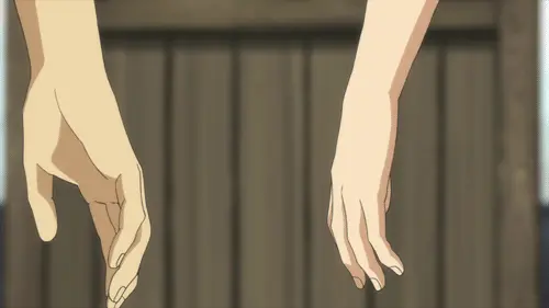hand holding grab gif anime