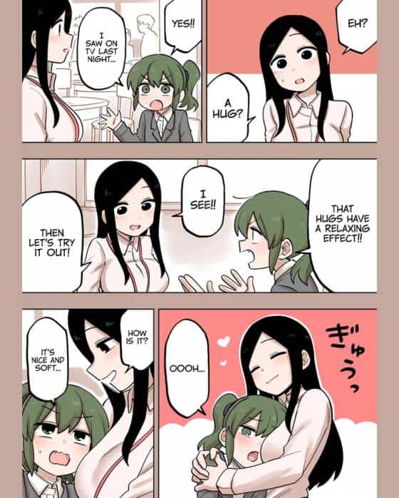 my senpai is annoying manga panel