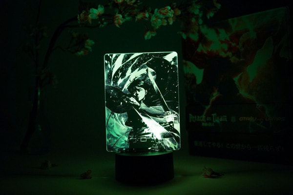 Levi Portrait Attack on Titan Dual LED Otaku Lamp