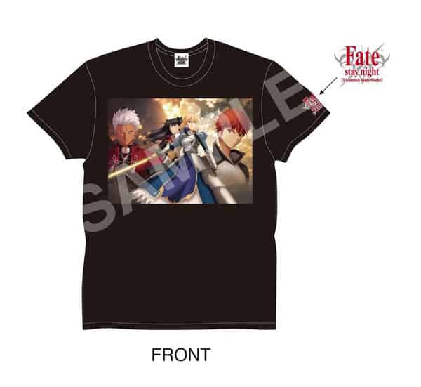 851822006660 Clothing Fatestay Night Unlimited Blade Works Exclusive Artwork T Shirt